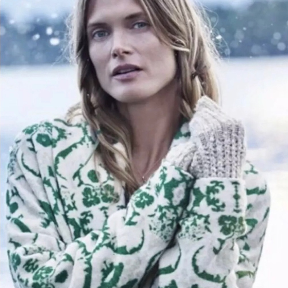 NWT Anthropologie MOTH Sugar Pine Sweater Coat LG - Picture 3 of 8